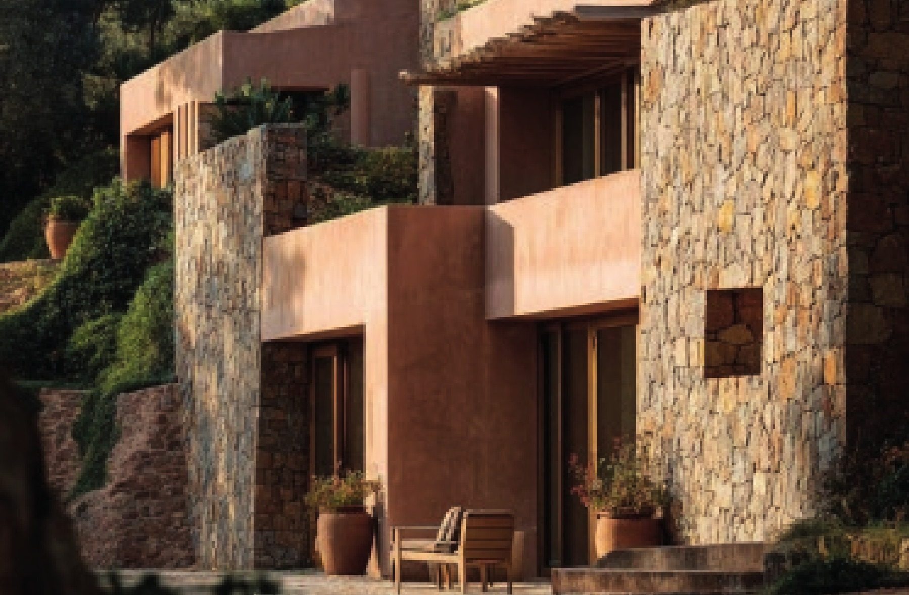 Reference imagery of a villa exterior